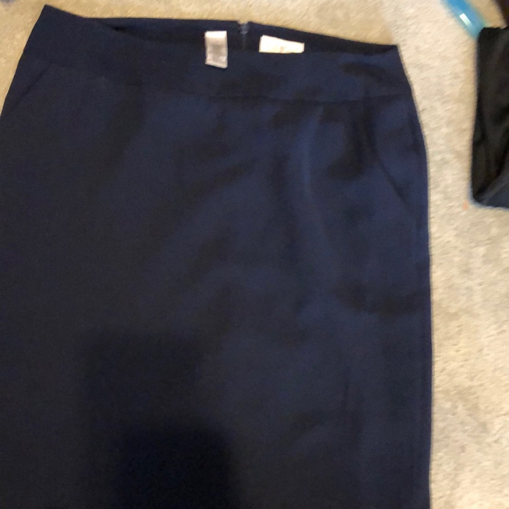 Navy skirt